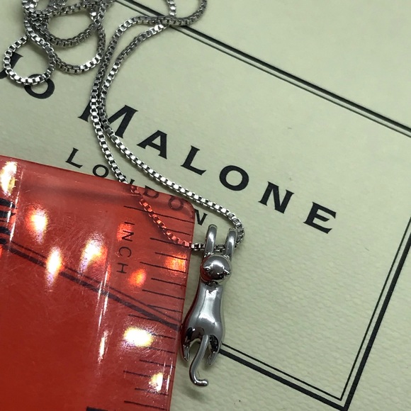 🌟 Sterling Silver 925 Cat 🐈 Necklace - Picture 4 of 5